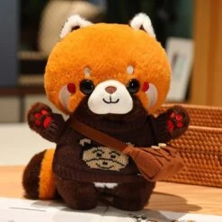 Cosplay Chai The Red Panda Plushie -Kawaii Store kawaiies plushies plush softtoy cosplay chai the red panda plushie new soft toy bear sweater 590193