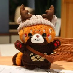 Cosplay Chai The Red Panda Plushie -Kawaii Store kawaiies plushies plush softtoy cosplay chai the red panda plushie new soft toy moose 810396