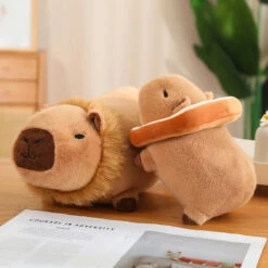 Cosplay Laying Capybara Animal Plush -Kawaii Store kawaiies plushies plush softtoy cosplay laying capybara animal plush soft toy 604184