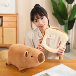 Cosplay Laying Capybara Animal Plush -Kawaii Store kawaiies plushies plush softtoy cosplay laying capybara animal plush soft toy 813310