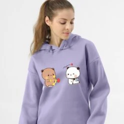 Apparel Couple Bear Hoodie -Kawaii Store kawaiies plushies plush softtoy couple bear oversized hoodie hoodies 456416