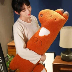 Cuddly Bunny Fox Wolf Long Pancake Plushies -Kawaii Store kawaiies plushies plush softtoy cuddly bunny fox wolf long pancake plushies soft toy 214723