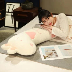 Cuddly Bunny Fox Wolf Long Pancake Plushies -Kawaii Store kawaiies plushies plush softtoy cuddly bunny fox wolf long pancake plushies soft toy 914583