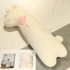 Cuddly Bunny Fox Wolf Long Pancake Plushies -Kawaii Store kawaiies plushies plush softtoy cuddly bunny fox wolf long pancake plushies soft toy bunny 31in 80cm 560062