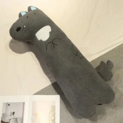 Cuddly Bunny Fox Wolf Long Pancake Plushies -Kawaii Store kawaiies plushies plush softtoy cuddly bunny fox wolf long pancake plushies soft toy wolf 31in 80cm 610962