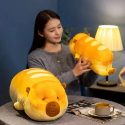 Cuddly Capybara Bread Plush -Kawaii Store kawaiies plushies plush softtoy cuddly capybara bread plush soft toy 152270