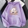 Apparel Cute Anime Emergency Food Hoodies -Kawaii Store kawaiies plushies plush softtoy cute anime emergency food hoodies new apparel purple xxl 695536