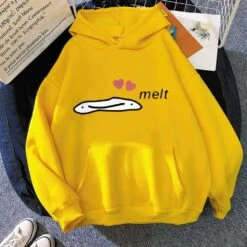 Apparel Cute Anime Melting Heart Hoodie 32 Apparel Cute Anime Melting Heart Hoodie -Kawaii Store kawaiies plushies plush softtoy cute anime melting heart hoodie apparel yellow xxxl 693302