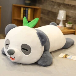 Cute Baby Giant Panda Bear Plushie -Kawaii Store kawaiies plushies plush softtoy cute baby giant panda bear plushie soft toy eyes closed tongue 35in 90cm 472913