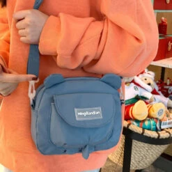 Apparel Cute Bear Ears Side Bag -Kawaii Store kawaiies plushies plush softtoy cute bear ears side bag new apparel 690406