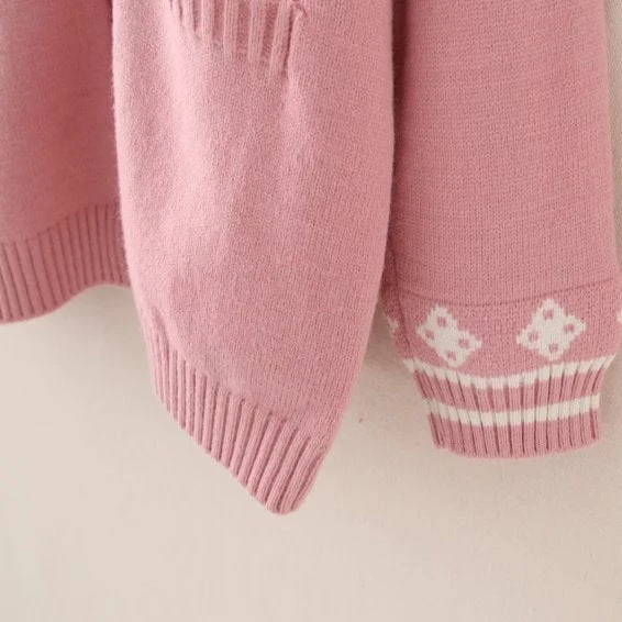 Apparel Cute Bunny Long Sleeve Knitted Pink Cream Black Cardigans Tops 12 Apparel Cute Bunny Long Sleeve Knitted Pink Cream Black Cardigans Tops - Image 10