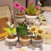 Cute Cactus Flower Plant Plushie -Kawaii Store kawaiies plushies plush softtoy cute cactus flower plant plushie 469440