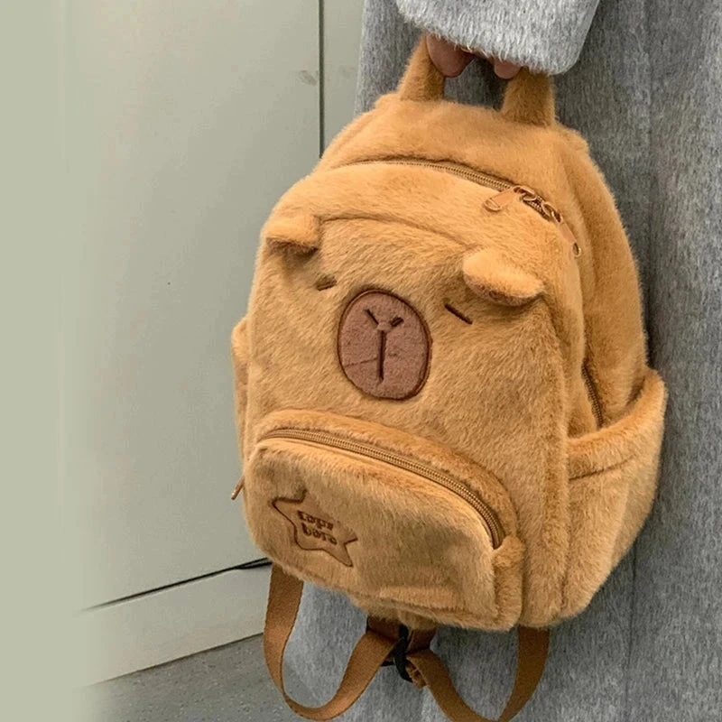 Apparel Cute Capybara Plush Backpack 9 Apparel Cute Capybara Plush Backpack - Image 7