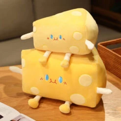 Cute Cheese Block Plushie -Kawaii Store kawaiies plushies plush softtoy cute cheese block plushie soft toy 625011