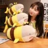 Cute Chonky Half Shark Half Bee Plushie 2 Cute Chonky Half Shark Half Bee Plushie -Kawaii Store kawaiies plushies plush softtoy cute chonky half shark half bee plushie new soft toy 466042