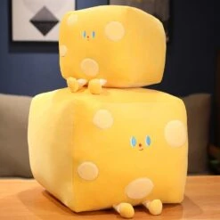 Cute Cube Cheese Block Plushie -Kawaii Store kawaiies plushies plush softtoy cute cube cheese block plushie soft toy 466152