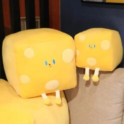 Cute Cube Cheese Block Plushie -Kawaii Store kawaiies plushies plush softtoy cute cube cheese block plushie soft toy 609080