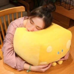 Cute Cube Cheese Block Plushie -Kawaii Store kawaiies plushies plush softtoy cute cube cheese block plushie soft toy 937048