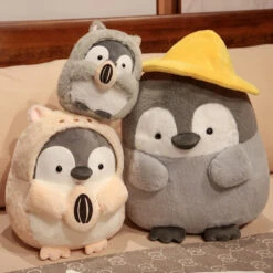 Cute Cuddly Penguin Plushie Family