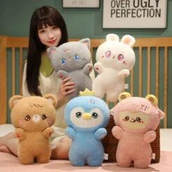 Cute Fluffy Animal Plushie Mascots -Kawaii Store kawaiies plushies plush softtoy cute fluffy animal plushie mascots soft toy 616805