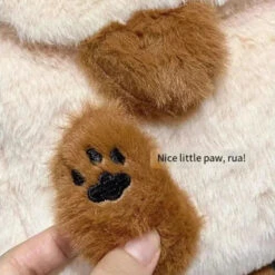 Apparel Cute Fluffy Brown Burmese Cat Plush Bag -Kawaii Store kawaiies plushies plush softtoy cute fluffy brown burmese cat plush bag bag 887872