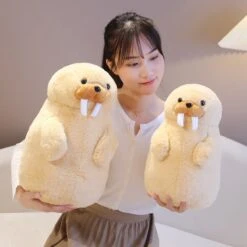 Cute Fluffy Penguin Walrus Plushies -Kawaii Store kawaiies plushies plush softtoy cute fluffy penguin walrus plushies soft toy 959475