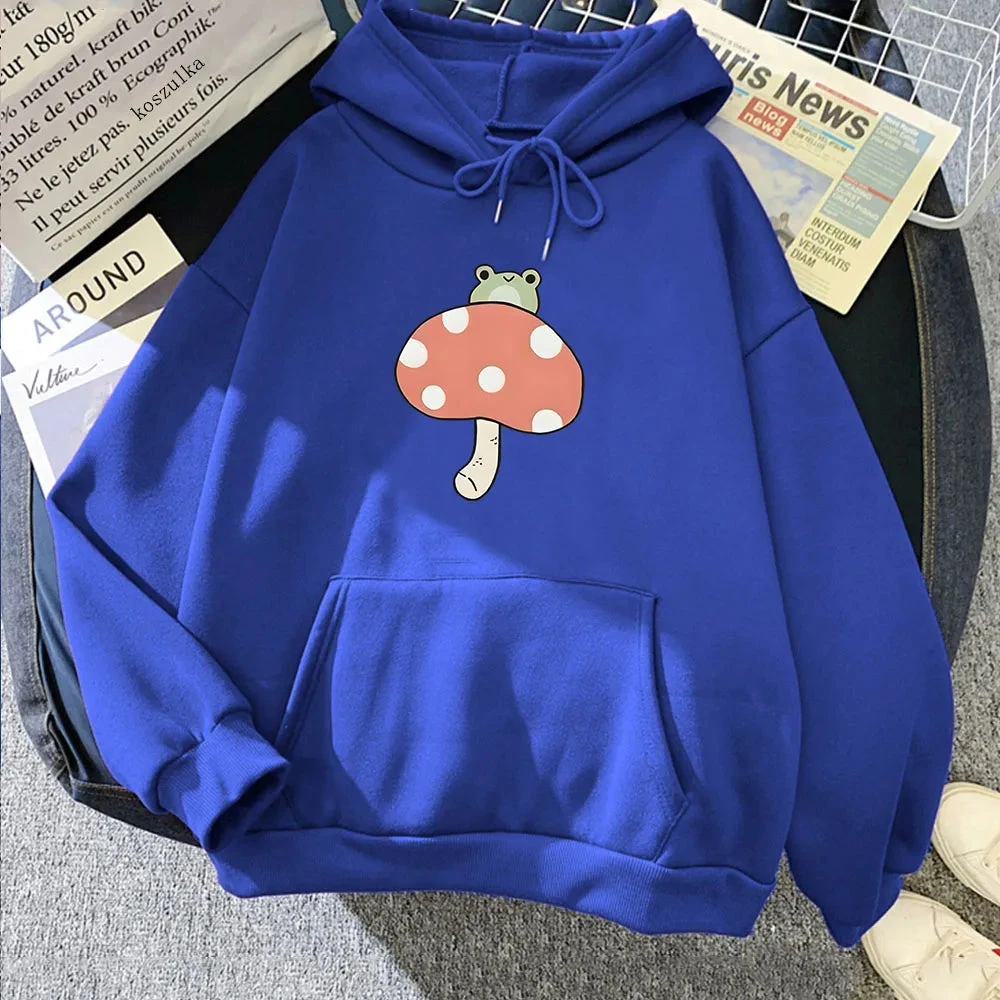 Apparel Cute Frog Mushroom Unisex Hoodie 14 Apparel Cute Frog Mushroom Unisex Hoodie - Image 12
