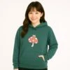 Apparel Cute Frog Mushroom Unisex Hoodie -Kawaii Store kawaiies plushies plush softtoy cute frog mushroom unisex hoodie apparel dark green xs 964070