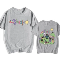 Apparel Cute Ghost Band Illustration Unisex Tee 21 Apparel Cute Ghost Band Illustration Unisex Tee -Kawaii Store kawaiies plushies plush softtoy cute ghost band illustration unisex tee apparel gray xs 159342