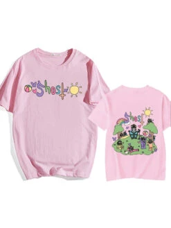 Apparel Cute Ghost Band Illustration Unisex Tee 20 Apparel Cute Ghost Band Illustration Unisex Tee -Kawaii Store kawaiies plushies plush softtoy cute ghost band illustration unisex tee apparel pink xs 962935