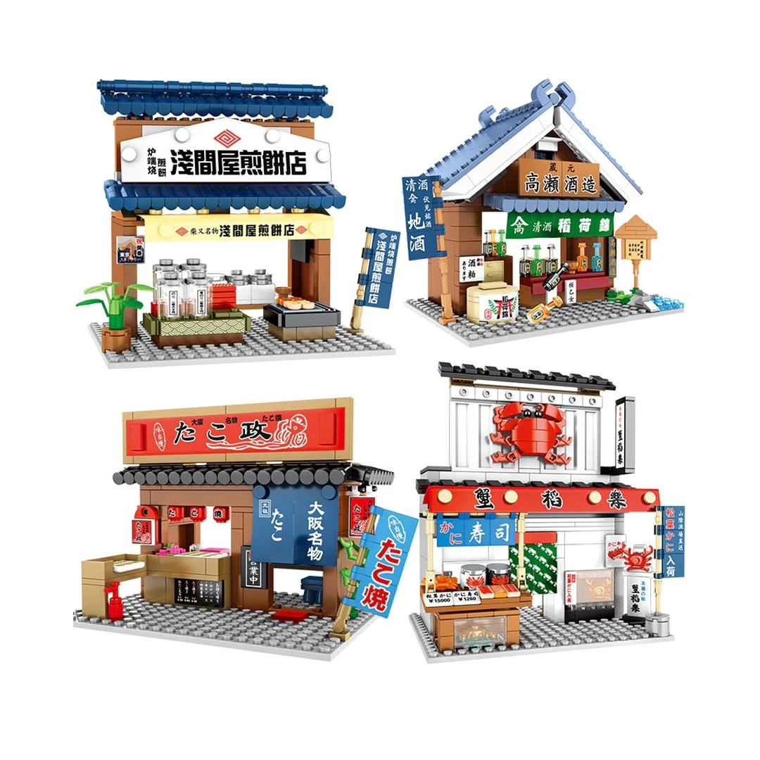 Nippombashi Dori Street Japanese Restaurants Building Sets 6 Nippombashi Dori Street Japanese Restaurants Building Sets - Image 4