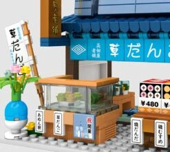 Shirakawa-go Dori Street Japanese Stores Building Sets - Limited Stock -Kawaii Store kawaiies plushies plush softtoy cute japanese restaurants set 2 new build it 395289