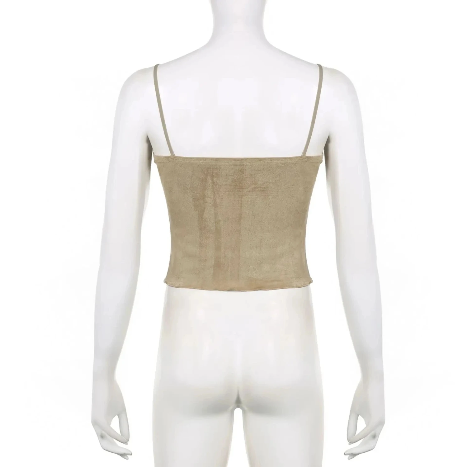 Apparel Cute Khaki Lace Spaghetti Vest 19 Apparel Cute Khaki Lace Spaghetti Vest - Image 17