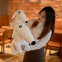 Cute Long Nose Borzoi Dog Plush -Kawaii Store kawaiies plushies plush softtoy cute long nose borzoi dog plush soft toy 460105
