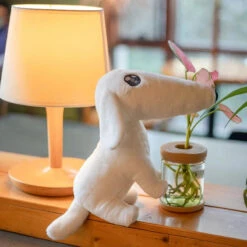 Cute Long Nose Borzoi Dog Plush -Kawaii Store kawaiies plushies plush softtoy cute long nose borzoi dog plush soft toy 541940