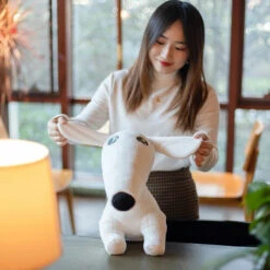 Cute Long Nose Borzoi Dog Plush -Kawaii Store kawaiies plushies plush softtoy cute long nose borzoi dog plush soft toy 629925