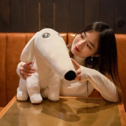 Cute Long Nose Borzoi Dog Plush -Kawaii Store kawaiies plushies plush softtoy cute long nose borzoi dog plush soft toy 643056