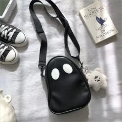 Apparel Cute Round Ghost Bag -Kawaii Store kawaiies plushies plush softtoy cute round ghost bag new apparel 359734