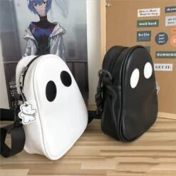 Apparel Cute Round Ghost Bag -Kawaii Store kawaiies plushies plush softtoy cute round ghost bag new apparel 377817