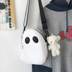 Apparel Cute Round Ghost Bag -Kawaii Store kawaiies plushies plush softtoy cute round ghost bag new apparel 608062