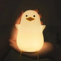 Cute Seagull LED Night Light -Kawaii Store kawaiies plushies plush softtoy cute seagull led night light home decor 387770