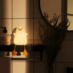 Cute Seagull LED Night Light -Kawaii Store kawaiies plushies plush softtoy cute seagull led night light home decor 683873