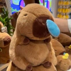 Cute Snotty Capybara Runny Nose Plushie -Kawaii Store kawaiies plushies plush softtoy cute snotty capybara runny nose plushie soft toy 239940