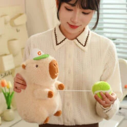 Cute Sporty Capybara Plushie -Kawaii Store kawaiies plushies plush softtoy cute sporty capybara plushie soft toy 510591