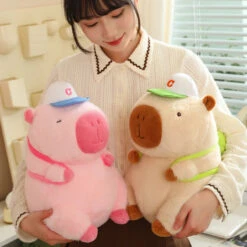 Cute Sporty Capybara Plushie -Kawaii Store kawaiies plushies plush softtoy cute sporty capybara plushie soft toy 581297