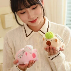 Cute Sporty Capybara Plushie -Kawaii Store kawaiies plushies plush softtoy cute sporty capybara plushie soft toy 659341