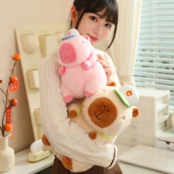 Cute Sporty Capybara Plushie -Kawaii Store kawaiies plushies plush softtoy cute sporty capybara plushie soft toy 800766