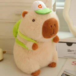 Cute Sporty Capybara Plushie -Kawaii Store kawaiies plushies plush softtoy cute sporty capybara plushie soft toy brown bag 10in 25cm 585288