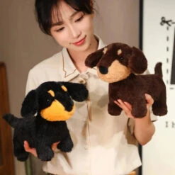 Dachshund Sausage Dog Plush -Kawaii Store kawaiies plushies plush softtoy dachshund sausage dog plush soft toy 506333