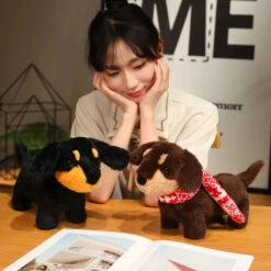 Dachshund Sausage Dog Plush -Kawaii Store kawaiies plushies plush softtoy dachshund sausage dog plush soft toy 916236